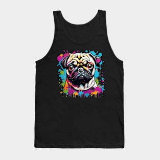 cute pug dog Tank Top